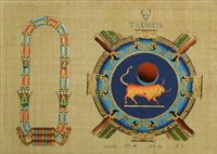 Taurus Personalized Zodiac Papyrus