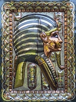 King Tut  Copper Plate 18x13