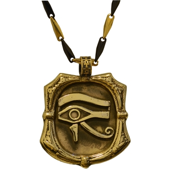 Bronze Eye of Horus Pendant | Egyptian Jewelry