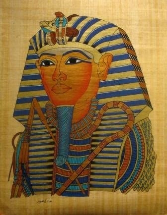 King Tut Mask Large Papyrus