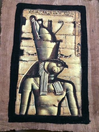Horus 3- dimensional papyrus (30x40 cm)
