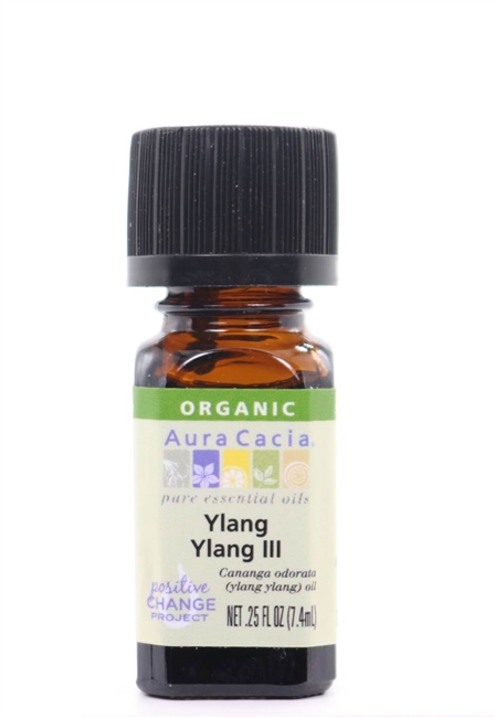 Aura Cacia organic essential oil of ylang ylang III .25 fl. oz, 7.4 ml