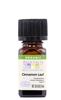 Aura Cacia organic essential oil cinnamon leaf, 0.25 fl. oz