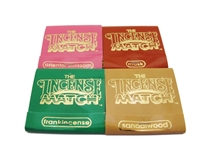 Incense Match matchbook incense 4 scents Frankincense, Oriental Blossom, Musk, Sandalwood each matchstick is a tiny stick of incense