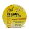 Bach Rescue Pastilles, lemon, 35 count in round tin.