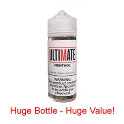 Ultimate Vapor Menthol E-Liquid 120ml - Made in the USA!