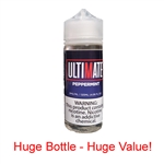 Ultimate Vapor Peppermint E-Liquid 120ml - Made in the USA!