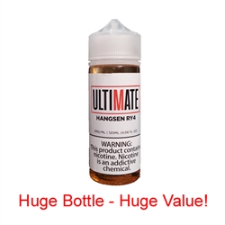 Ultimate Vapor RY4 Tobacco E-Liquid 120ml - Made in the USA!