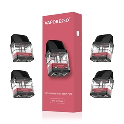 Four Vaporesso XROS Replacement Pod Cartridges .8 Ohm