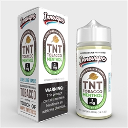 100ml of TNT Green Menthol Tobacco E-Liquid - Made in the USA!