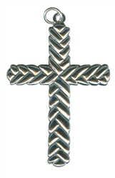 Companion Cross, Silver-Tone, Large/Pastoral