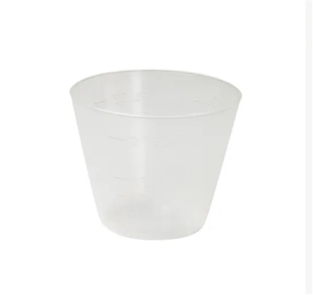 Plastic Medicine Cups - Sleeve of 100