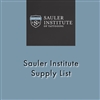 Sauler Institute Supply List