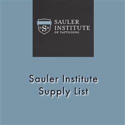 Sauler Institute Supply List
