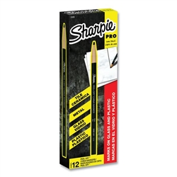 Sharpie China Marker - Black (box of 12)