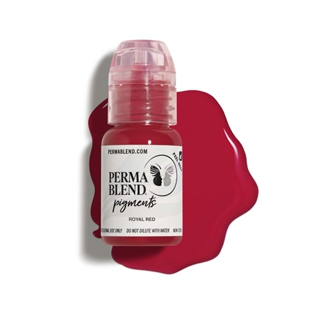 Perma Blend Sweet Lip Royal Red pigment bottle â€“ deep, elegant red lip tattoo pigment for bold, sophisticated, and long-lasting permanent makeup results