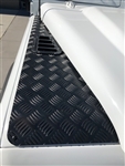 Defender Chequer Plate Black Wing Protectors DA4049B