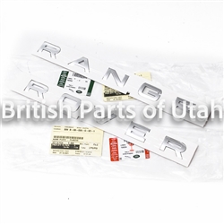 Range Rover Hood Silver Decal LR088856 LR045916