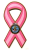 Pink Patch Ribbon Magnet