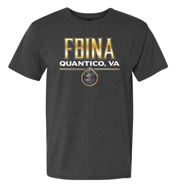 50/50 Cotton/Poly T-Shirt - FBINA Quantico, VA