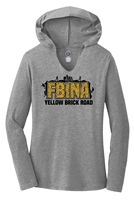 Women's TriBlend Long Sleeve Hoodie - FBINA Yellow Brick Road