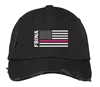 Distressed Cap - Pink Flag