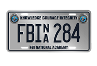 FBINA License Plate