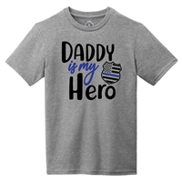 Youth Heather T-Shirt - Daddy Is My Hero