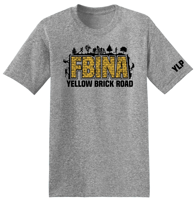 FBINAA YLP 50/50 Cotton/Poly "Yellow Brick Road" Tee