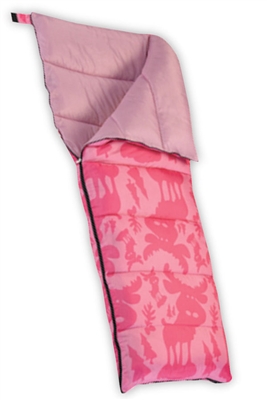 PINK MOOSE SLEEPING BAG