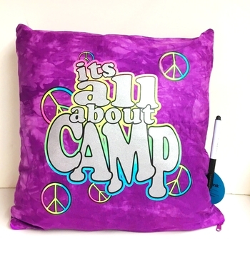 ITS ALL ABOUT CAMP PILLOW