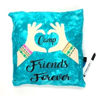 CAMP FRIENDS FOREVER PILLOW
