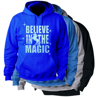 BELIEVE IN THE MAGIC HOODED SWEATSHIRT