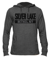 SILVER LAKE  ECONSCIOUS UNISEX LONG-SLEEVE HOODED T-SHIRT