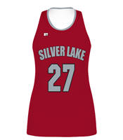 SILVER LAKE SUBLIMATED GIRL'S RACERBACK LAX JERSEY