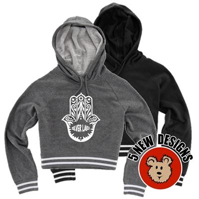 SILVER LAKE CUSTOM LADIES STADIUM CROPPED HOODIE