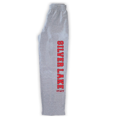 SILVER LAKE STAFF OPEN BOTTOM SWEATPANTS WITH POCKETS