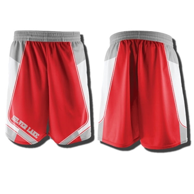 SILVER LAKE STAFF SUBLIMATED BASKETBALL SHORTS