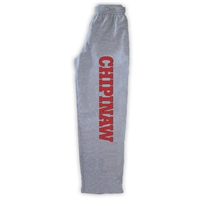 CHIPINAW OPEN BOTTOM SWEATPANTS WITH POCKETS