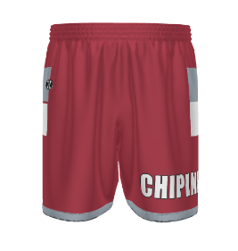 CHIPINAW SUBLIMATED HOME TEAM BASKETBALL SHORTS