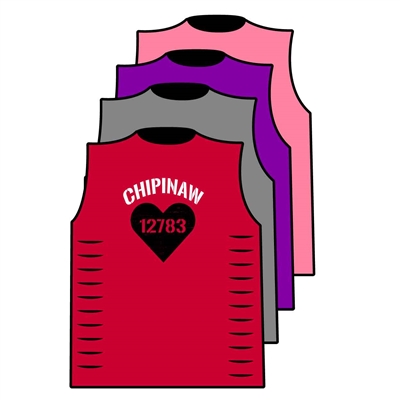 CHIPINAW CUSTOM DESIGN CUT OUT SIDE TEE BY ALI & JOE