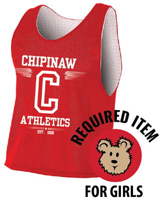 CHIPINAW GIRL'S REVERSIBLE  MULTISPORT JERSEY