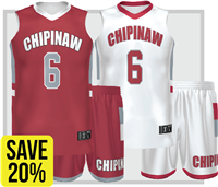 CHIPINAW SUBLIMATED COMPLETE BASKETBALL PACKAGE