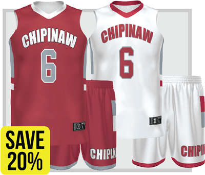 CHIPINAW SUBLIMATED COMPLETE BASKETBALL PACKAGE
