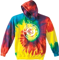 6 POINTS EAST SWIRL TIE DYE SWEATSHIRT