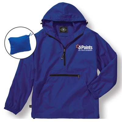 6 POINTS EAST PACK-N-GO PULLOVER JACKET