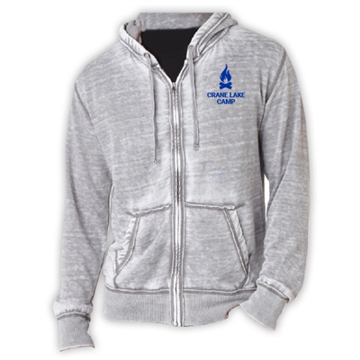 CRANE LAKE UNISEX BURNOUT HOODY