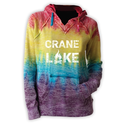 CRANE LAKE COURTNEY BURNOUT V-NOTCH SWEATSHIRT