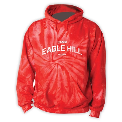 EAGLE HILL RED TIE DYE SWEATSHIRT