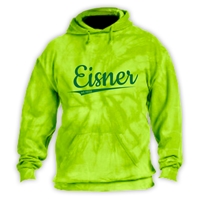 EISNER LIME TIE DYE HOODY